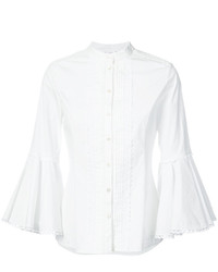 Женская белая рубашка от Oscar de la Renta