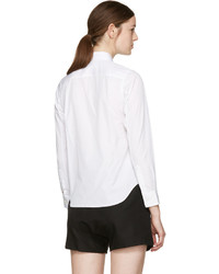 Женская белая рубашка от Comme des Garcons