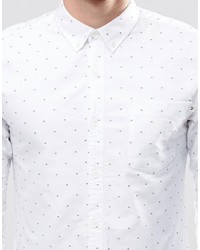 Мужская белая рубашка от Farah