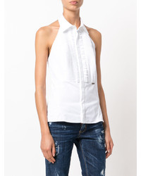 Женская белая рубашка от Dsquared2