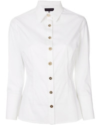 Женская белая рубашка от Talbot Runhof