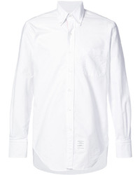 Мужская белая рубашка от Thom Browne