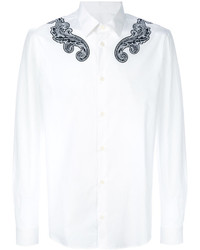 Мужская белая рубашка от Versace