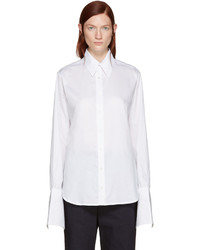 Женская белая рубашка от Wales Bonner