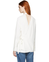 Женская белая рубашка от Helmut Lang