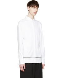 Мужская белая рубашка от Pyer Moss