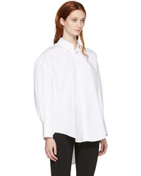 Женская белая рубашка от Calvin Klein Collection