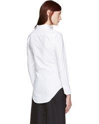 Женская белая рубашка от Thom Browne