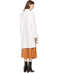 Женская белая рубашка от Loewe