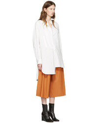 Женская белая рубашка от Loewe