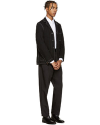 Мужская белая рубашка от Wooyoungmi