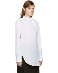 Женская белая рубашка от Ann Demeulemeester
