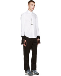 Мужская белая рубашка от Loewe