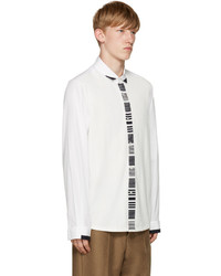 Мужская белая рубашка от TOMORROWLAND