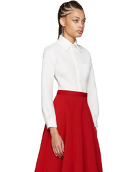 Женская белая рубашка от Junya Watanabe