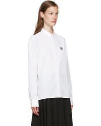 Женская белая рубашка от Kenzo