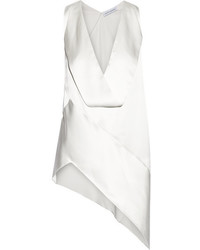 Белая сатиновая блузка от Narciso Rodriguez