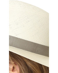 Женская белая соломенная шляпа от Janessa Leone