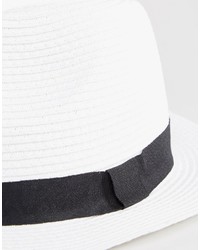 Женская белая соломенная шляпа от Asos