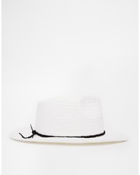 Женская белая соломенная шляпа от Asos