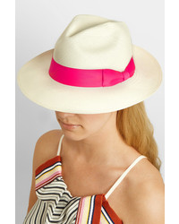 Женская белая соломенная шляпа от Sensi