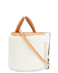 Белая сумка-мешок от Danse Lente