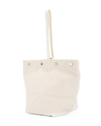 Белая сумка-мешок от Cabas