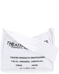 Женская белая сумка с принтом от Theatre Products