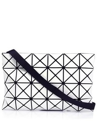 Белая сумка через плечо с геометрическим рисунком от Bao Bao Issey Miyake