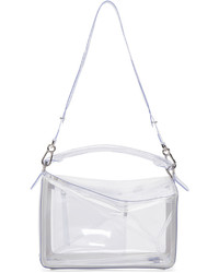 Женская белая сумка от Loewe