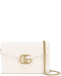 Женская белая сумка от Gucci