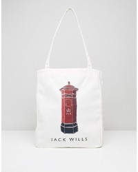 Женская белая сумка от Jack Wills