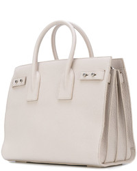 Женская белая сумка от Saint Laurent