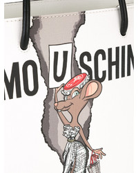 Женская белая сумка от Moschino