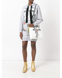 Женская белая сумка от Moschino