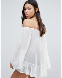 Белая туника от Glamorous