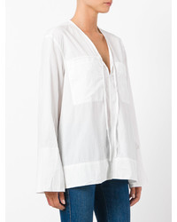 Белая туника от Tomas Maier