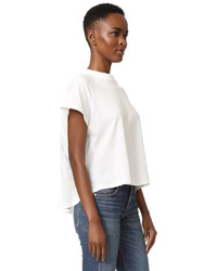 Женская белая футболка крючком от Sea