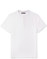 Мужская белая футболка на пуговицах от Michael Kors