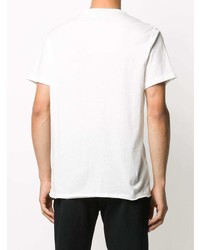 Мужская белая футболка на пуговицах от Zadig & Voltaire