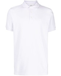 Мужская белая футболка-поло с вышивкой от Bally