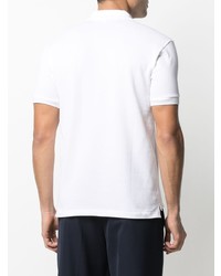 Мужская белая футболка-поло с вышивкой от Comme Des Garcons Play
