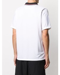 Мужская белая футболка-поло с вышивкой от Nike