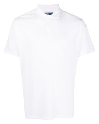 Мужская белая футболка-поло с вышивкой от Polo Ralph Lauren