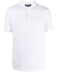 Мужская белая футболка-поло с вышивкой от Vilebrequin
