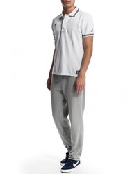 Мужская белая футболка-поло с принтом от Atributika &amp; Club™