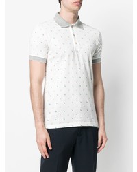 Мужская белая футболка-поло с принтом от Fefè
