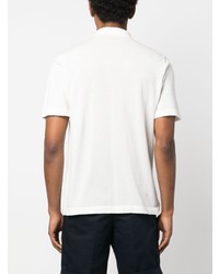 Мужская белая футболка-поло с принтом от Tagliatore