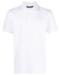 Мужская белая футболка-поло с принтом от J. Lindeberg