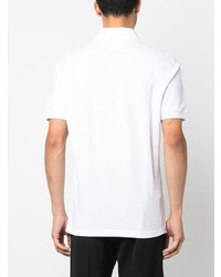 Мужская белая футболка-поло с принтом от Brunello Cucinelli